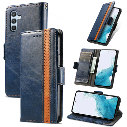 CaseNeo Splicing Dual Magnetic Buckle Leather Phone Case, For Samsung Galaxy S25 Edge 5G, For Samsung Galaxy A36 5G, For Samsung Galaxy S25 5G, For Samsung Galaxy S25+ 5G