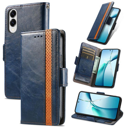 CaseNeo Splicing Dual Magnetic Buckle Leather Phone Case, For Samsung Galaxy S25 Edge 5G, For Samsung Galaxy A36 5G, For Samsung Galaxy S25 5G, For Samsung Galaxy S25+ 5G