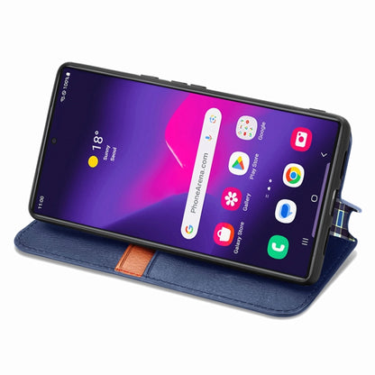 Cubic Grid Pressed Magnetic Leather Phone Case, For Samsung Galaxy S25 Ultra 5G, For Samsung Galaxy M55, For Samsung Galaxy A25 5G