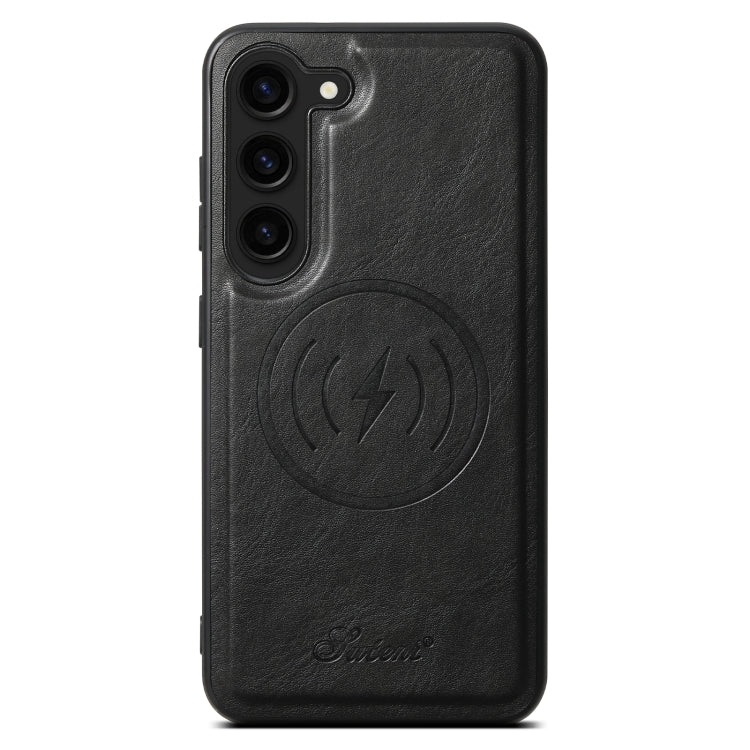 Suteni H15  Oil Eax Leather Detachable Wallet Back Phone Case, For Samsung Galaxy S24 5G, For Samsung Galaxy S23 Ultra 5G, For Samsung Galaxy S23+ 5G, For Samsung Galaxy S23 5G