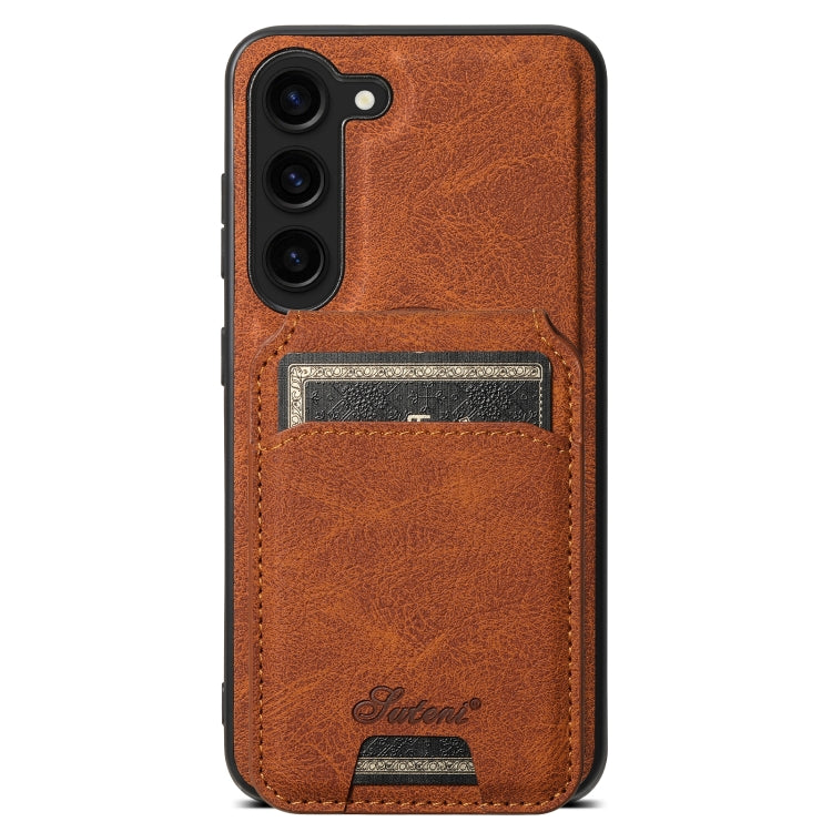 Suteni H16 Litchi Texture Leather Detachable Wallet Back Phone Case, For Samsung Galaxy S24+ 5G, For Samsung Galaxy S24 5G, For Samsung Galaxy S23 Ultra 5G, For Samsung Galaxy S23+ 5G, For Samsung Galaxy S23 5G, For Samsung Galaxy S22 Ultra 5G