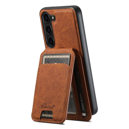 Suteni H16 Litchi Texture Leather Detachable Wallet Back Phone Case, For Samsung Galaxy S24+ 5G, For Samsung Galaxy S24 5G, For Samsung Galaxy S23 Ultra 5G, For Samsung Galaxy S23+ 5G, For Samsung Galaxy S23 5G, For Samsung Galaxy S22 Ultra 5G