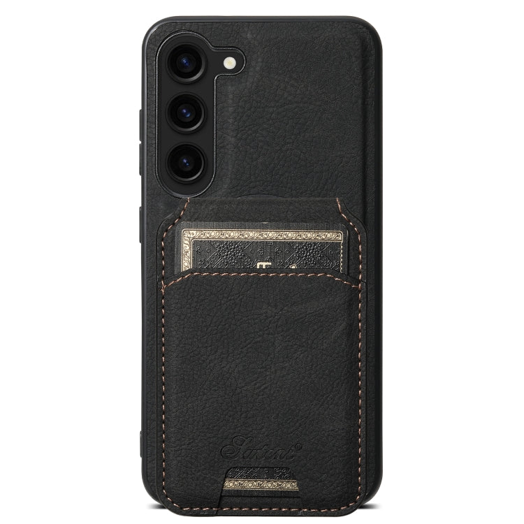 Suteni H16 Litchi Texture Leather Detachable Wallet Back Phone Case, For Samsung Galaxy S24+ 5G, For Samsung Galaxy S24 5G, For Samsung Galaxy S23 Ultra 5G, For Samsung Galaxy S23+ 5G, For Samsung Galaxy S23 5G, For Samsung Galaxy S22 Ultra 5G