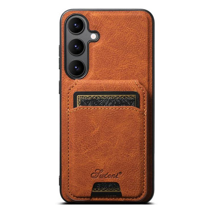 Suteni H16 Litchi Texture Leather Detachable Wallet Back Phone Case, For Samsung Galaxy S26+ 5G, For Samsung Galaxy S26 Ultra 5G, For Samsung Galaxy S25 5G, For Samsung Galaxy S25+ 5G, For Samsung Galaxy S25 Ultra 5G, For Samsung Galaxy S24 Ultra 5G