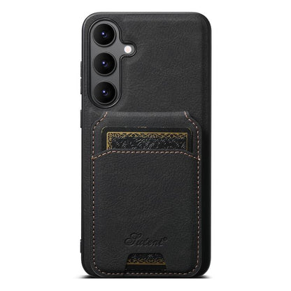 Suteni H16 Litchi Texture Leather Detachable Wallet Back Phone Case, For Samsung Galaxy S26+ 5G, For Samsung Galaxy S26 Ultra 5G, For Samsung Galaxy S25 5G, For Samsung Galaxy S25+ 5G, For Samsung Galaxy S25 Ultra 5G, For Samsung Galaxy S24 Ultra 5G