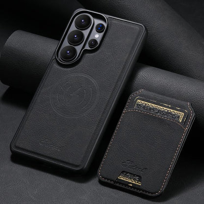 Suteni H16 Litchi Texture Leather Detachable Wallet Back Phone Case, For Samsung Galaxy S26+ 5G, For Samsung Galaxy S26 Ultra 5G, For Samsung Galaxy S25 5G, For Samsung Galaxy S25+ 5G, For Samsung Galaxy S25 Ultra 5G, For Samsung Galaxy S24 Ultra 5G