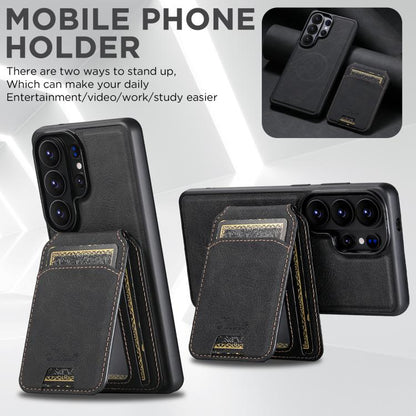 Suteni H16 Litchi Texture Leather Detachable Wallet Back Phone Case, For Samsung Galaxy S26+ 5G, For Samsung Galaxy S26 Ultra 5G, For Samsung Galaxy S25 5G, For Samsung Galaxy S25+ 5G, For Samsung Galaxy S25 Ultra 5G, For Samsung Galaxy S24 Ultra 5G