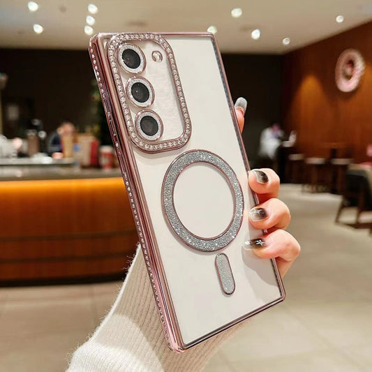 Diamond Gradient Plated MagSafe TPU Phone Case, For Samsung Galaxy S23 5G, For Samsung Galaxy S22 Ultra 5G, For Samsung Galaxy S22 5G
