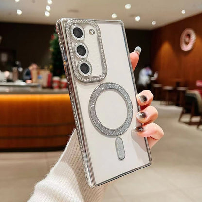 Diamond Gradient Plated MagSafe TPU Phone Case, For Samsung Galaxy S23 5G, For Samsung Galaxy S22 Ultra 5G, For Samsung Galaxy S22 5G