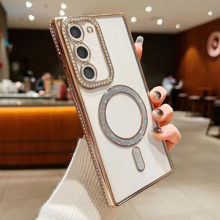 Diamond Gradient Plated MagSafe TPU Phone Case, For Samsung Galaxy S23 5G, For Samsung Galaxy S22 Ultra 5G, For Samsung Galaxy S22 5G