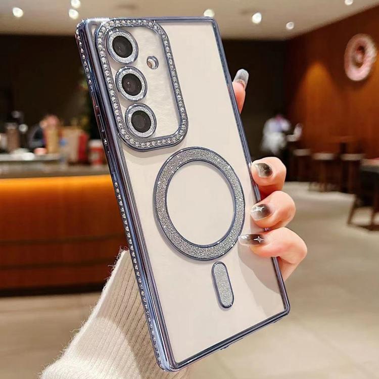 Diamond Gradient Plated MagSafe TPU Phone Case, For Samsung Galaxy S25 5G, For Samsung Galaxy S25+ 5G, For Samsung Galaxy S25 Ultra 5G, For Samsung Galaxy S24 FE 5G
