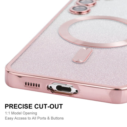 ENKAY Hat-Prince Magnetic Glitter Plated TPU Phone Case with Lens Film, For Samsung Galaxy S25 5G, For Samsung Galaxy S25+ 5G, For Samsung Galaxy S25 Ultra 5G