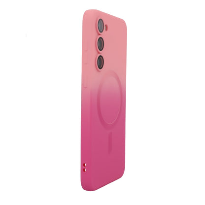 ENKAY Hat-Prince MagSafe Rainbow Gradient Silicone Phone Case with Lens Film, For Samsung Galaxy A54, For Samsung Galaxy S23 Ultra 5G, For Samsung Galaxy S23+ 5G, For Samsung Galaxy S23 5G