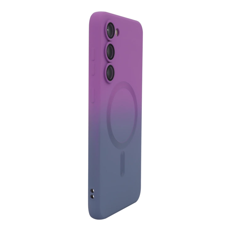 ENKAY Hat-Prince MagSafe Rainbow Gradient Silicone Phone Case with Lens Film, For Samsung Galaxy A54, For Samsung Galaxy S23 Ultra 5G, For Samsung Galaxy S23+ 5G, For Samsung Galaxy S23 5G