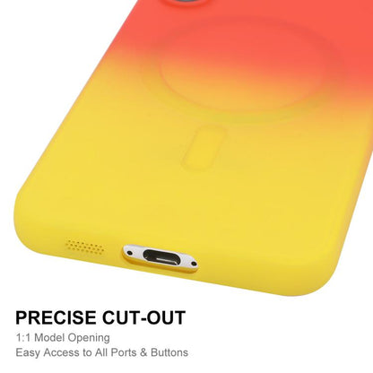 ENKAY Hat-Prince MagSafe Rainbow Gradient Silicone Phone Case with Lens Film, For Samsung Galaxy S25+ 5G, For Samsung Galaxy S25 Ultra 5G, For Samsung Galaxy A15, For Samsung Galaxy A55