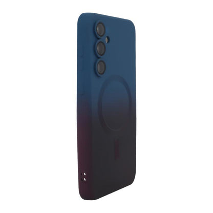 ENKAY Hat-Prince MagSafe Rainbow Gradient Silicone Phone Case with Lens Film, For Samsung Galaxy S23 5G, For Samsung Galaxy A17 / A26 5G, For Samsung Galaxy A06 4G / 5G, For Samsung Galaxy A16 4G / 5G