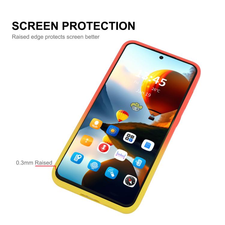 ENKAY Hat-Prince MagSafe Rainbow Gradient Silicone Phone Case with Lens Film, For Samsung Galaxy A54, For Samsung Galaxy S23 Ultra 5G, For Samsung Galaxy S23+ 5G, For Samsung Galaxy S23 5G