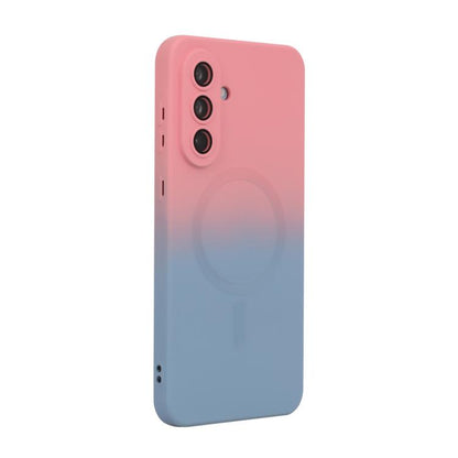 ENKAY Hat-Prince MagSafe Rainbow Gradient Silicone Phone Case with Lens Film, For Galaxy A18 4G / 5G, For Samsung Galaxy A17 / A26 5G, For Samsung Galaxy A06 4G / 5G, For Samsung Galaxy A16 4G / 5G