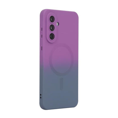 ENKAY Hat-Prince MagSafe Rainbow Gradient Silicone Phone Case with Lens Film, For Galaxy A18 4G / 5G, For Samsung Galaxy A17 / A26 5G, For Samsung Galaxy A06 4G / 5G, For Samsung Galaxy A16 4G / 5G