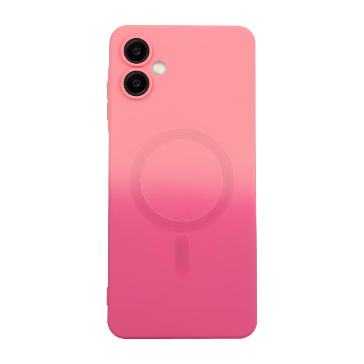 ENKAY Hat-Prince MagSafe Rainbow Gradient Silicone Phone Case with Lens Film, For Galaxy A18 4G / 5G, For Samsung Galaxy A17 / A26 5G, For Samsung Galaxy A06 4G / 5G, For Samsung Galaxy A16 4G / 5G