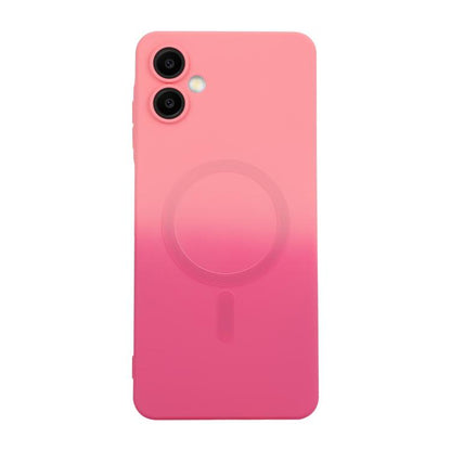 ENKAY Hat-Prince MagSafe Rainbow Gradient Silicone Phone Case with Lens Film, For Galaxy A18 4G / 5G, For Samsung Galaxy A17 / A26 5G, For Samsung Galaxy A06 4G / 5G, For Samsung Galaxy A16 4G / 5G