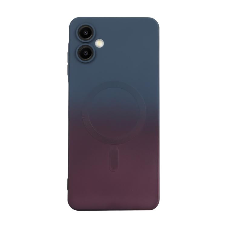 ENKAY Hat-Prince MagSafe Rainbow Gradient Silicone Phone Case with Lens Film, For Galaxy A18 4G / 5G, For Samsung Galaxy A17 / A26 5G, For Samsung Galaxy A06 4G / 5G, For Samsung Galaxy A16 4G / 5G