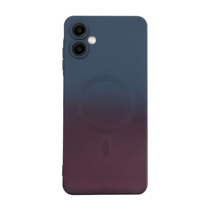 ENKAY Hat-Prince MagSafe Rainbow Gradient Silicone Phone Case with Lens Film, For Galaxy A18 4G / 5G, For Samsung Galaxy A17 / A26 5G, For Samsung Galaxy A06 4G / 5G, For Samsung Galaxy A16 4G / 5G