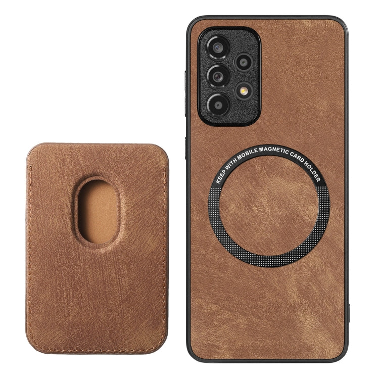 Retro Leather Card Bag Magnetic Phone Case, For Samsung Galaxy A31, For Samsung Galaxy A71, For Samsung Galaxy A51, For Samsung Galaxy Note9