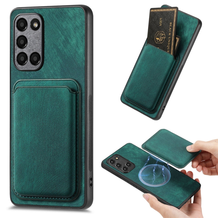 Retro Leather Card Bag Magnetic Phone Case, For Samsung Galaxy A31, For Samsung Galaxy A71, For Samsung Galaxy A51, For Samsung Galaxy Note9