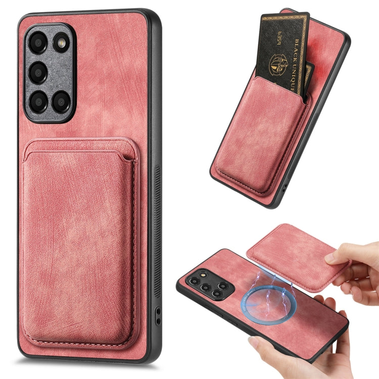 Retro Leather Card Bag Magnetic Phone Case, For Samsung Galaxy A31, For Samsung Galaxy A71, For Samsung Galaxy A51, For Samsung Galaxy Note9