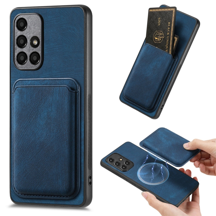 Retro Leather Card Bag Magnetic Phone Case, For Samsung Galaxy A21s, For Samsung Galaxy A31, For Samsung Galaxy A71, For Samsung Galaxy A51