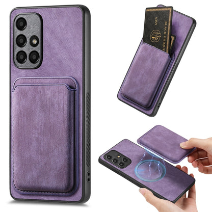 Retro Leather Card Bag Magnetic Phone Case, For Samsung Galaxy A31, For Samsung Galaxy A71, For Samsung Galaxy A51, For Samsung Galaxy Note9