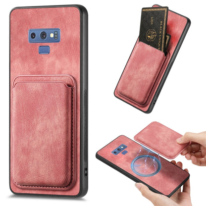 Retro Leather Card Bag Magnetic Phone Case, For Samsung Galaxy A31, For Samsung Galaxy A71, For Samsung Galaxy A51, For Samsung Galaxy Note9