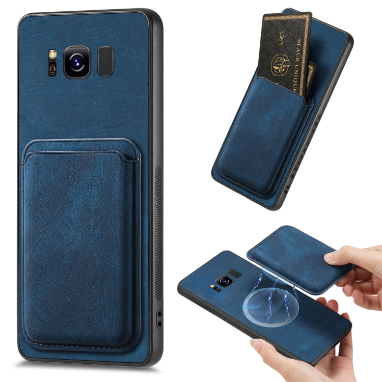 Retro Leather Card Bag Magnetic Phone Case, For Samsung Galaxy Note9, For Samsung Galaxy S8, For Samsung Galaxy A14 4G/5G, For Samsung Galaxy A12 5G
