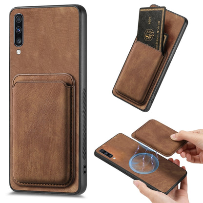 Retro Leather Card Bag Magnetic Phone Case, For Samsung Galaxy A52, For Samsung Galaxy Note20, For Samsung Galaxy A70 / A70s, For Samsung Galaxy A30/A20/M10s