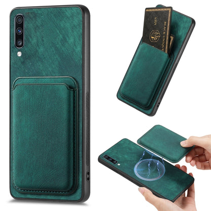 Retro Leather Card Bag Magnetic Phone Case, For Samsung Galaxy A52, For Samsung Galaxy Note20, For Samsung Galaxy A70 / A70s, For Samsung Galaxy A30/A20/M10s