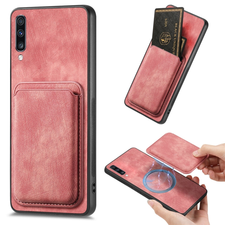 Retro Leather Card Bag Magnetic Phone Case, For Samsung Galaxy A52, For Samsung Galaxy Note20, For Samsung Galaxy A70 / A70s, For Samsung Galaxy A30/A20/M10s