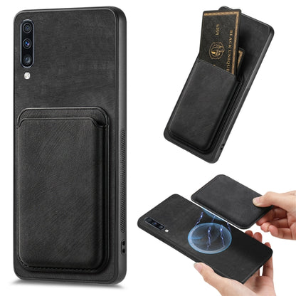Retro Leather Card Bag Magnetic Phone Case, For Samsung Galaxy A52, For Samsung Galaxy Note20, For Samsung Galaxy A70 / A70s, For Samsung Galaxy A30/A20/M10s