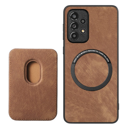 Retro Leather Card Bag Magnetic Phone Case, For Samsung Galaxy Note10, For Samsung Galaxy Note10+, For Samsung Galaxy S8+