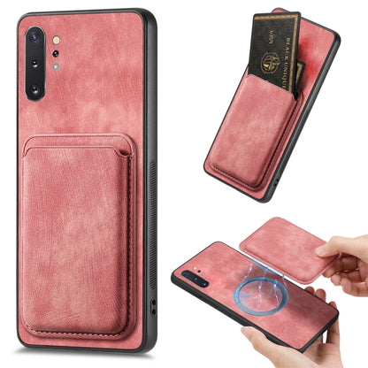 Retro Leather Card Bag Magnetic Phone Case, For Samsung Galaxy A30/A20/M10s, For Samsung Galaxy Note10, For Samsung Galaxy Note10+, For Samsung Galaxy S8+