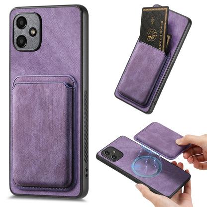 Retro Leather Card Bag Magnetic Phone Case, For Samsung Galaxy S25 Ultra 5G, For Samsung Galaxy A55 5G, For Samsung Galaxy A35 5G, For Samsung Galaxy A05