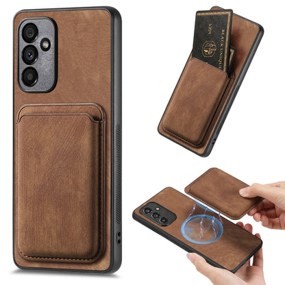 Retro Leather Card Bag Magnetic Phone Case, For Samsung Galaxy A05s, For Samsung Galaxy A25 5G, For Samsung Galaxy A34 5G, For Samsung Galaxy A73 5G