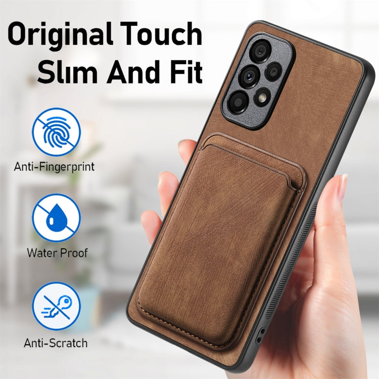 Retro Leather Card Bag Magnetic Phone Case, For Samsung Galaxy A33 5G, For Samsung Galaxy A22 4G, For Samsung Galaxy A22 5G, For Samsung Galaxy A32 4G