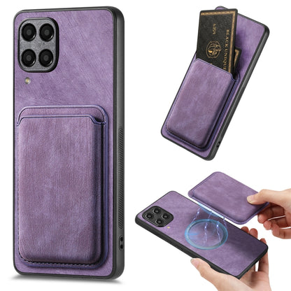 Retro Leather Card Bag Magnetic Phone Case, For Samsung Galaxy A33 5G, For Samsung Galaxy A22 4G, For Samsung Galaxy A22 5G, For Samsung Galaxy A32 4G