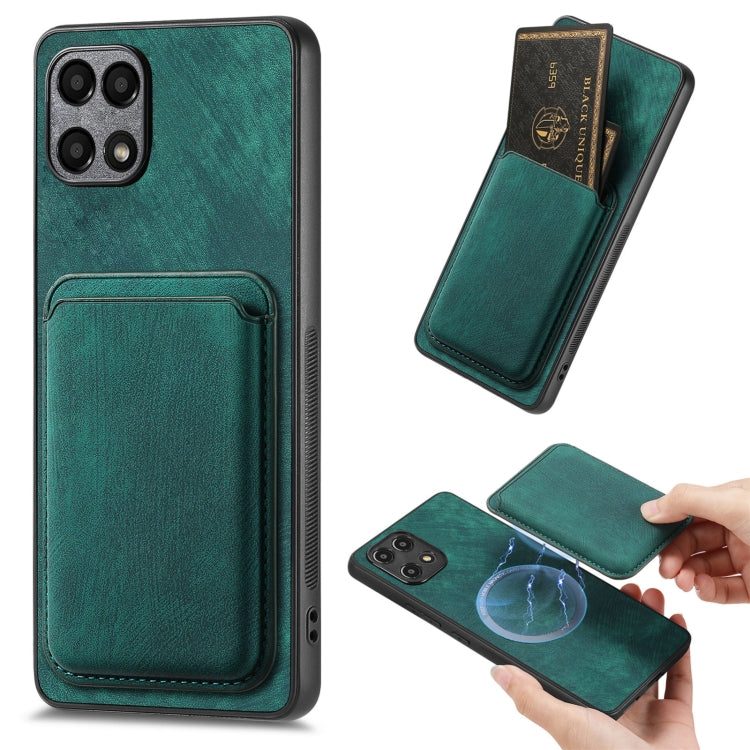 Retro Leather Card Bag Magnetic Phone Case, For Samsung Galaxy A33 5G, For Samsung Galaxy A22 4G, For Samsung Galaxy A22 5G, For Samsung Galaxy A32 4G