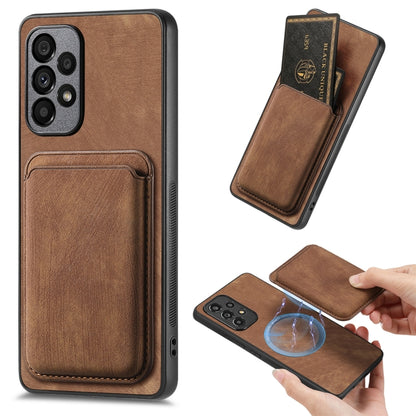 Retro Leather Card Bag Magnetic Phone Case, For Samsung Galaxy A33 5G, For Samsung Galaxy A22 4G, For Samsung Galaxy A22 5G, For Samsung Galaxy A32 4G
