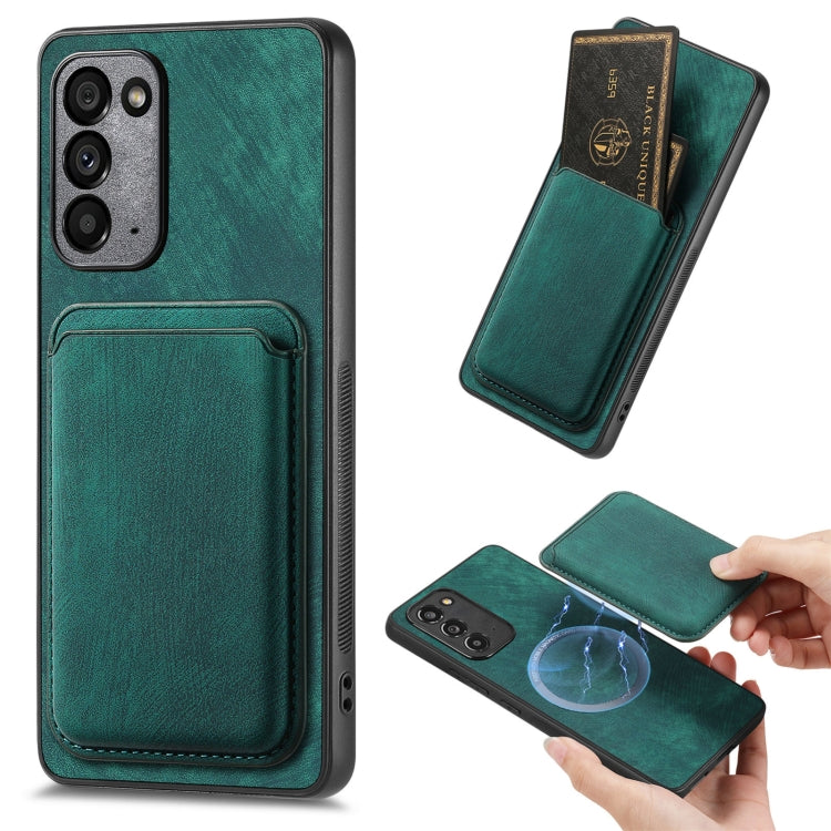 Retro Leather Card Bag Magnetic Phone Case, For Samsung Galaxy A72 5G, For Samsung Galaxy A52, For Samsung Galaxy Note20, For Samsung Galaxy A70 / A70s