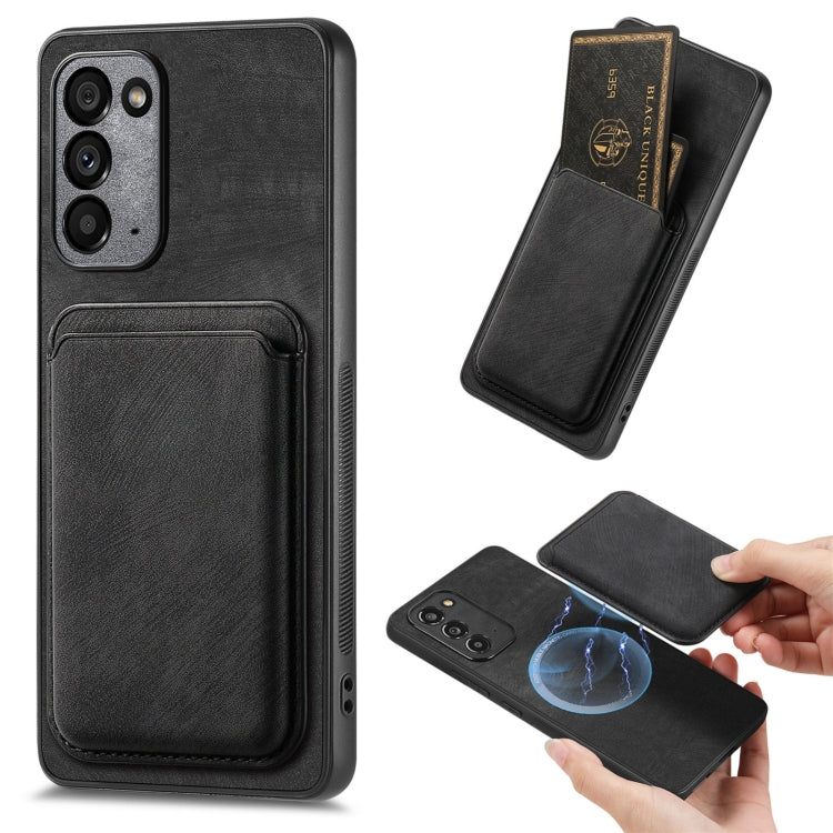 Retro Leather Card Bag Magnetic Phone Case, For Samsung Galaxy A72 5G, For Samsung Galaxy A52, For Samsung Galaxy Note20, For Samsung Galaxy A70 / A70s