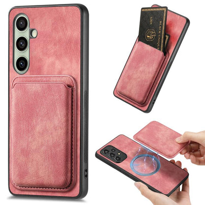 Retro Leather Card Bag Magnetic Phone Case, For Samsung Galaxy S25 Edge 5G, For Samsung Galaxy A56 5G, For Samsung Galaxy A26 5G, For Samsung Galaxy A36