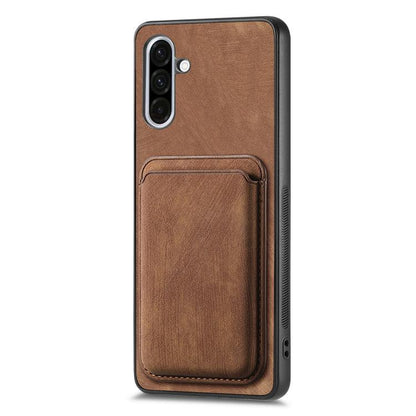 Retro Leather Card Bag Magnetic Phone Case, For Samsung Galaxy A26 5G, For Samsung Galaxy A36, For Samsung Galaxy S25 5G, For Samsung Galaxy S25+ 5G